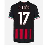 Fotbalové Dres AC Milan Rafael Leao #17 Domácí 2022-23 Krátký Rukáv